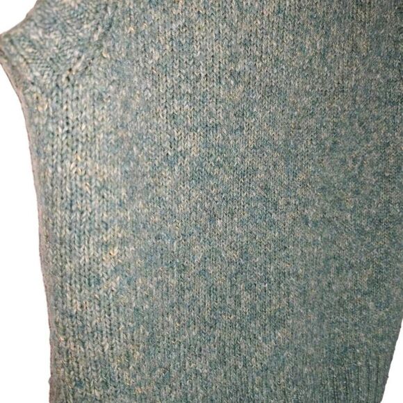 L L Bean Button Front Wool Vest - Picture 4 of 6